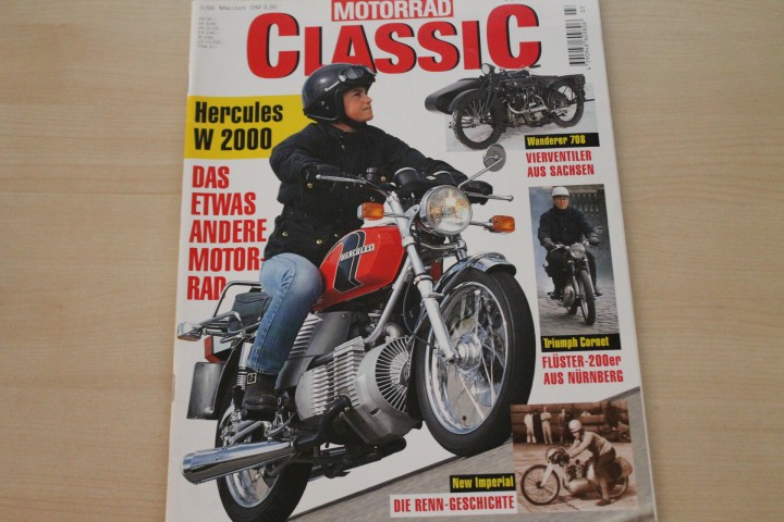 Deckblatt Motorrad Classic (03/1998)